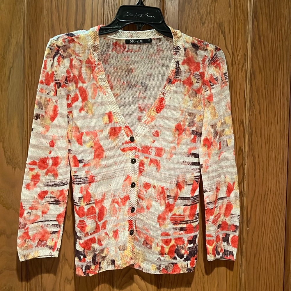 Nic + Zoe Lightweight Cardigan Size Petite Small